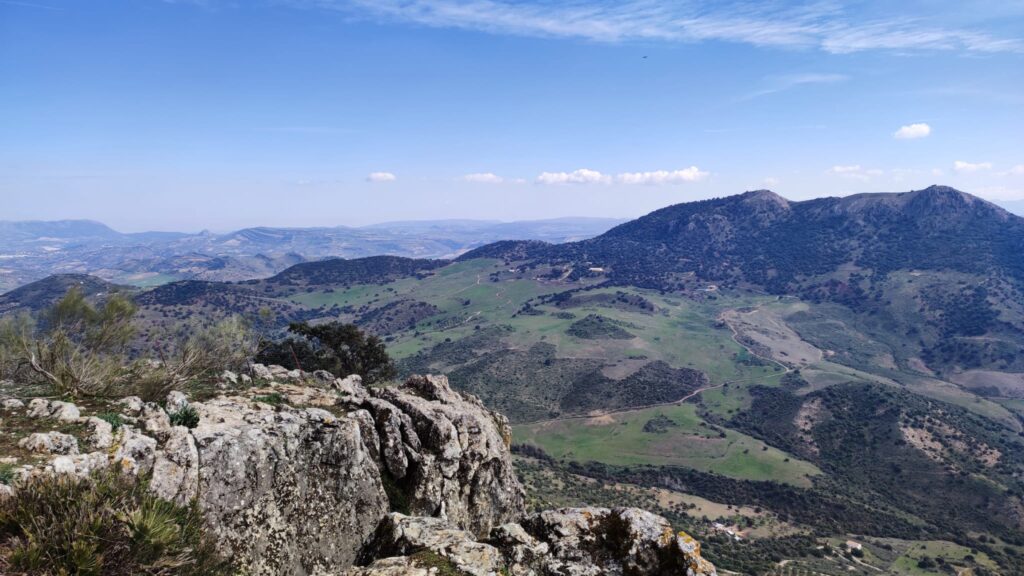 panorama-4 Las Grajas desde la cima del Algarín